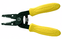 STRIPPER/CUTTER WIRE DUAL YELLOW 10/12/14AWG - Wire Strippers